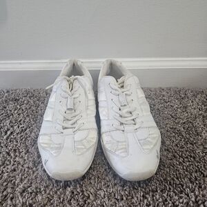 VARSITY sneakers Size 8.5 White Satin